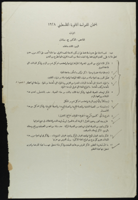 Secondary Botany Examination, 1928