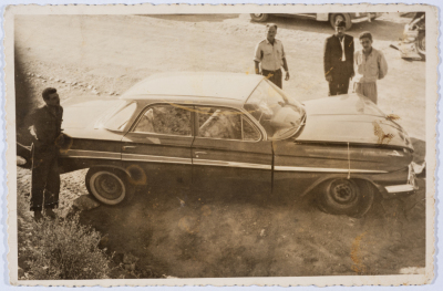 A Car Accident with a Taxi for Etimad Taxi Service
