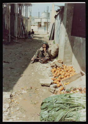 A Photograph of a Woman at the Beddawi Palestinian Refugee Camp, 1981