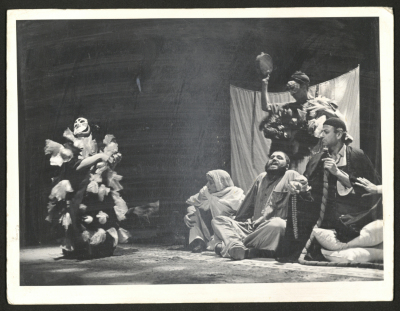 A Photograph from a Theatre Production of El-Hakawati