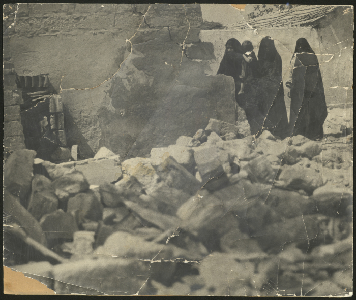A Photograph of Three Palestinian Women and a Child in an-Naqab, Lorand Gaspar, 1965