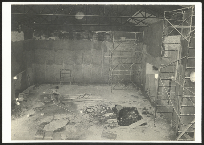 A Photograph of al-Nuzha Theatre Renovation Works, 1983