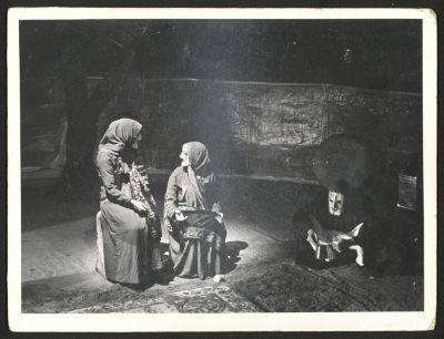 A Photograph from a Theatre Production of El-Hakawati