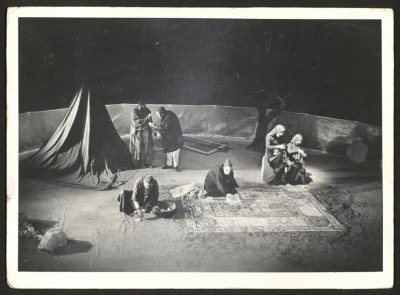 A Photograph from a Theatre Production of El-Hakawati