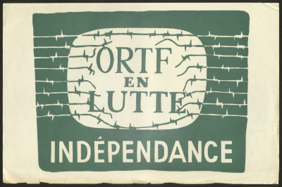 "ORTF En Lutte - Indépendance", a Poster Published by the Popular Workshop of the Former Fine Arts School, May 1968