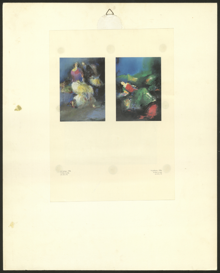 Three Paintings Found in the Personal Collection of François abu Salem