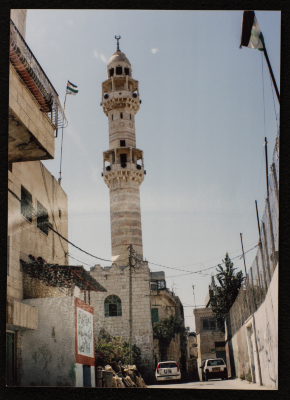 A Photograph of "Abu Bakr aṣ-Ṣiddiq Mosque", Aida Palestinian Refugee Camp, Bethlehem