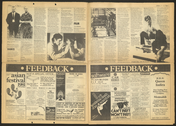 إعلان عن عرض لمسرحية محجوب محجوب في لندن