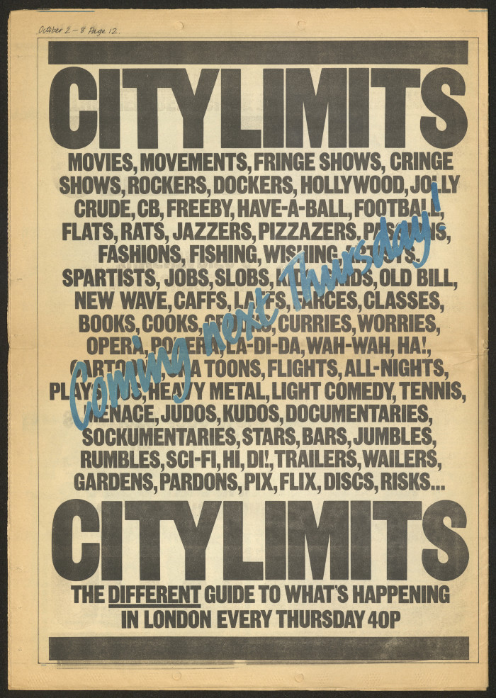 إعلان عن عرض لمسرحية محجوب محجوب في لندن