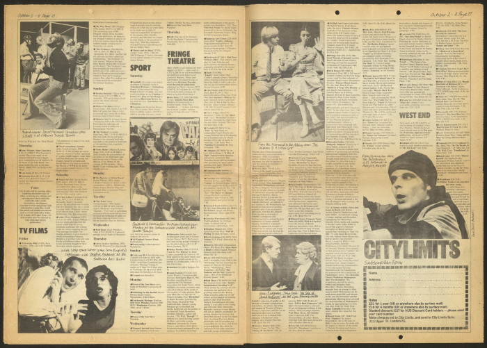 إعلان عن عرض لمسرحية محجوب محجوب في لندن