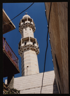 A Photograph of "Aida Mosque", Aida Palestinian Refugee Camp, Bethlehem