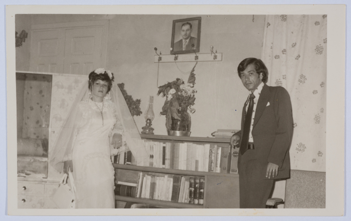 Jawad and Khitam Huwwary on Their Wedding Day