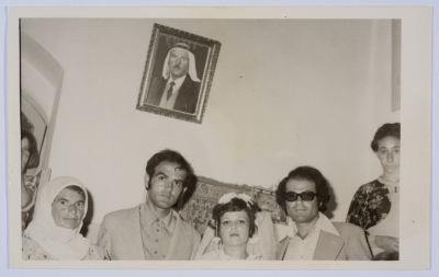 Jawad and Khitam Huwwary on Their Wedding Day