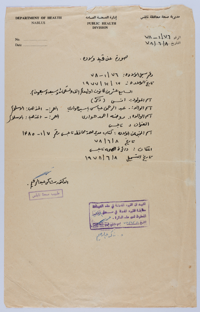 Copy of Birth Certificate 