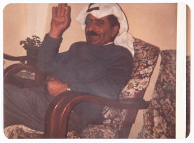 Andrawous Hanna at His Old House in Taybeh