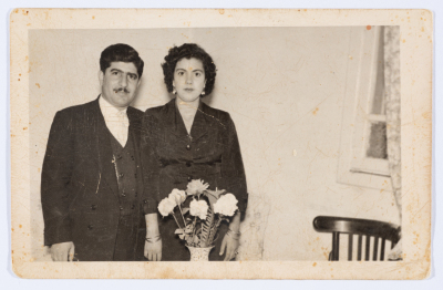Andrawous Hanna with His Wife, Rima Hanna