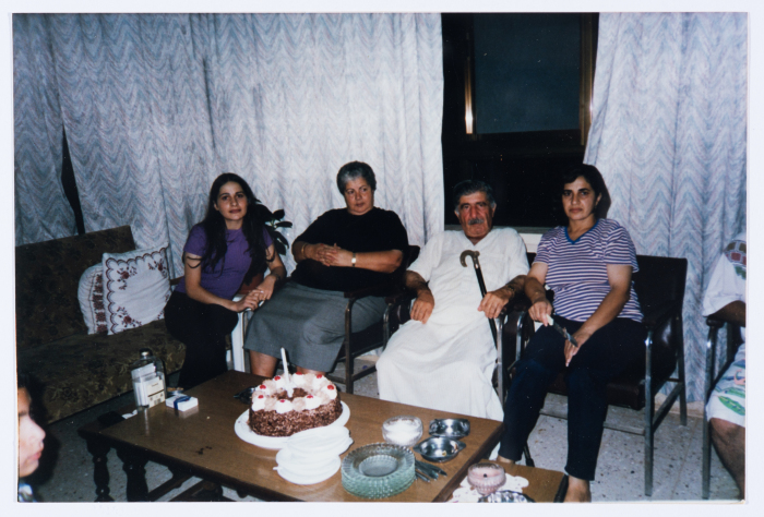 Andrawous Hanna with His Family on His Birthday 