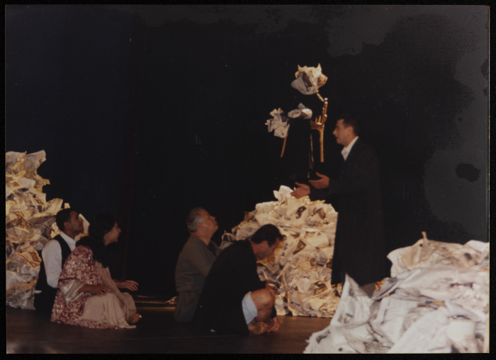 عرض مسرحية في مسرح وسينماتك القصبة	
