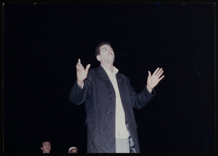 عرض مسرحي في مسرح وسينماتك القصبة