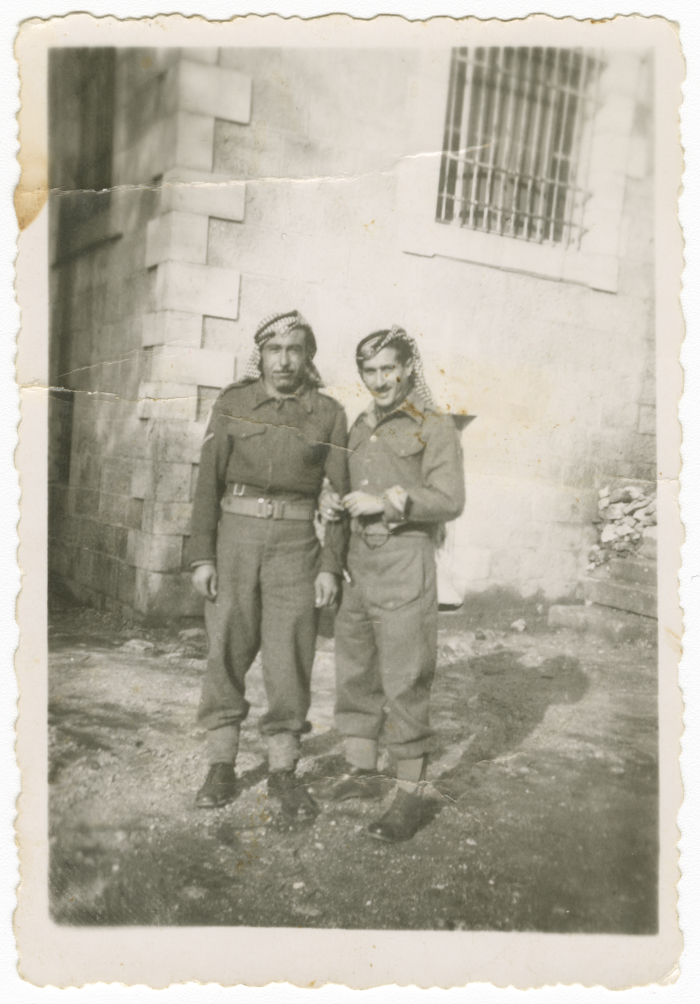 A portrait of a soldier with the Jordanian Army