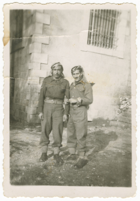 A portrait of a soldier with the Jordanian Army