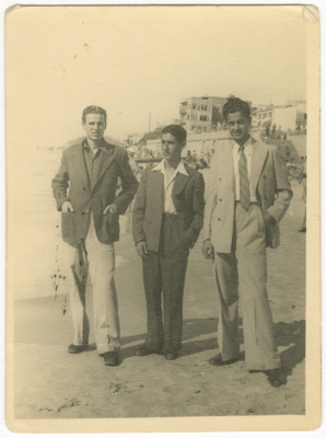 Friends on the Beach in Jaffa