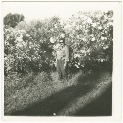 A portrait of a young man in his village