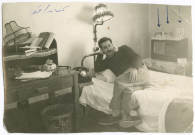 A Photograph of Kanʿan Khury in Qatar, 1954