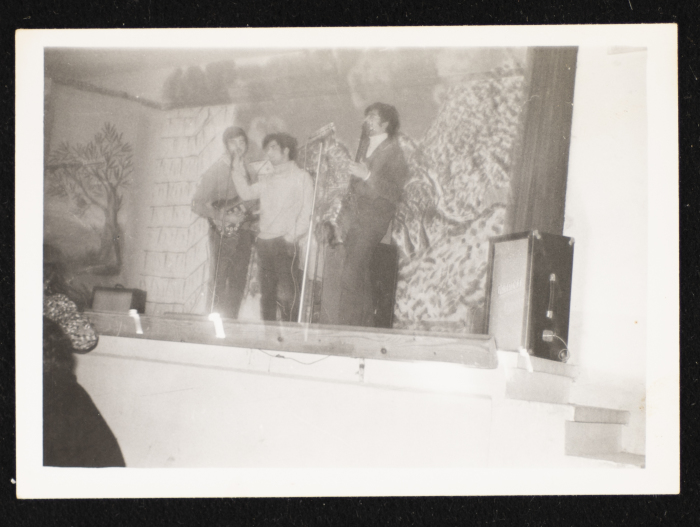 Al-Bara'im (The Blooms) Band at the Catholic School's Hall, Ramallah, 1970 - 1973