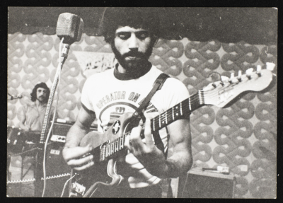A Photograph of Samir and Emile Ashrawy Play at One of Al-Bara