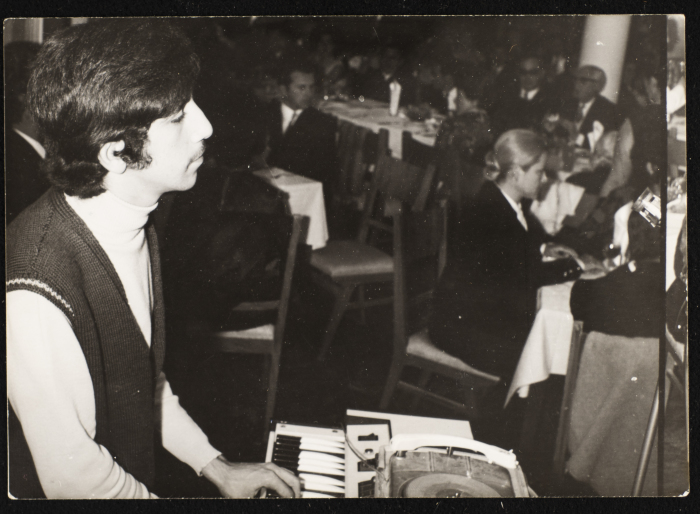 A Photograph of Emile Ashrawi with the Zorbas 