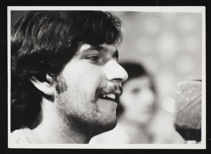 A Photograph of George Qirmiz at One of Al-Bara'em's Shows, 1968-75