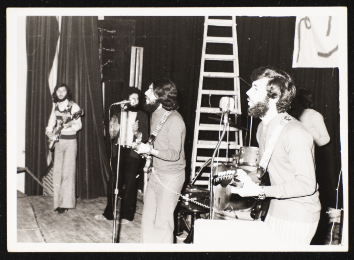 A Photograph from Al-Bara'em's (The bloom) Show at the (YMCA) Branch in Jerusalem, December 1973