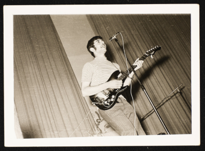 A Photograph of Samir Ashrawy Performing at One of Al-Bara