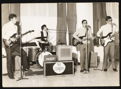 A Photograph of Emile Ashrawi with the Zorbas