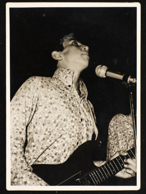 A Photograph of Emile Ashrawi at One of Al-Bara
