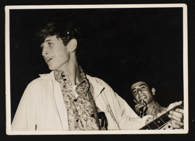 A Photograph of François Farah and Ibrahim Ashrawy at One of Al-Bara