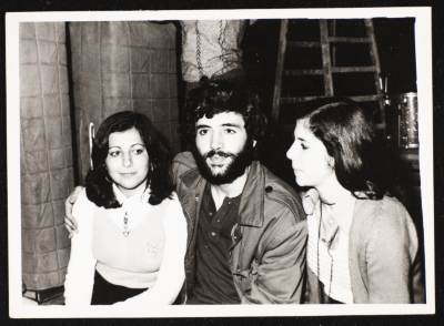 A Photograph of Samira, Alexandra, and SamirAshrawy 