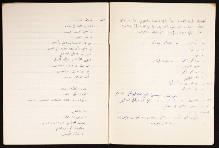 مجموعة من أغاني فرقة السنابل، قصاصات ورقية من مجموعة إميل عشراوي 