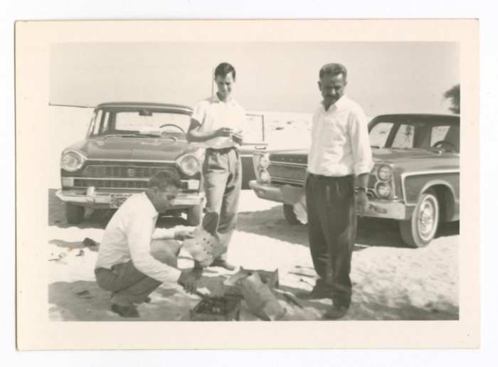 Three Men from al-Khatib Family on a Family Trip