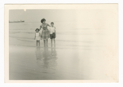 A Photograph of al-Khatib Family Members on the Beach 