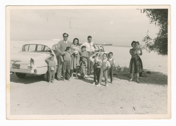 A Photograph of al-Khatib Family Members on a Trip 
