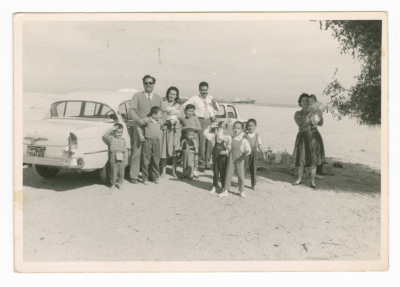 A Photograph of al-Khatib Family Members on a Trip 