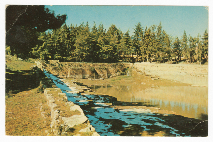 A Photograph of Solomon's Pools in Artas, Bethlehem 