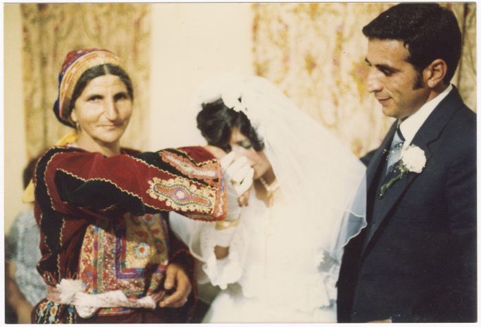 A Photograph of Hasan abu Khdair's Mother at His Wedding