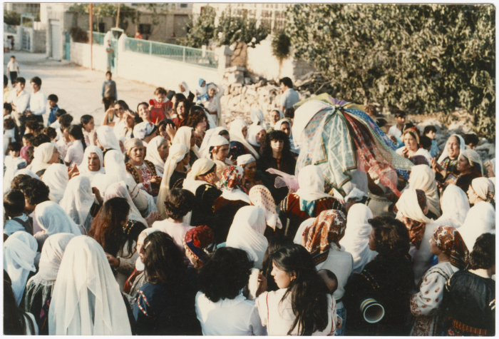 A Photograph of Hasan abu Khdair's Wedding in Shu'fat 
