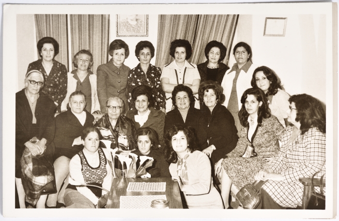 Members of the Nahda Women's Association General Assembly, Ramallah, 1950-1959