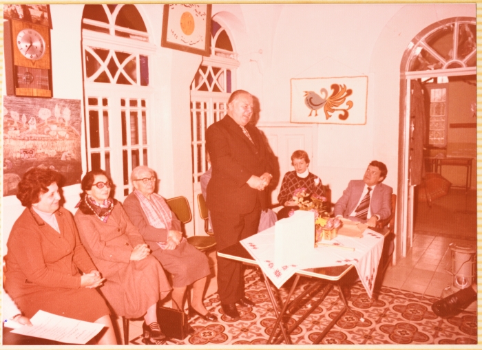 حفل وضع حجر الأساس لمركز ذوي الإعاقة، رام الله، 1970- 1979