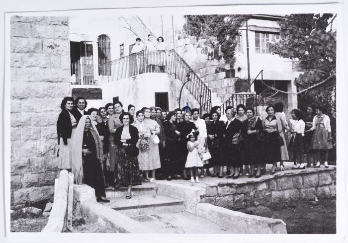 Members of the Nahda Women's Association General Assembly, Ramallah, 1940-1949
