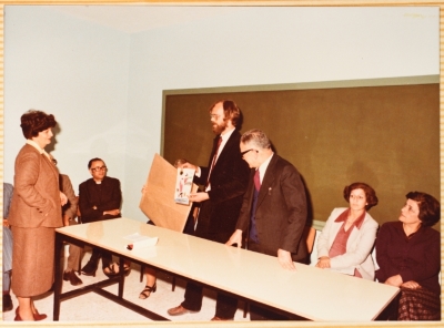 Foundation Stone Laying Ceremony for the Center for People with Disabilities, Ramallah, 1970-1979